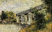 The Railway Bridge at Argenteuil Claude Monet